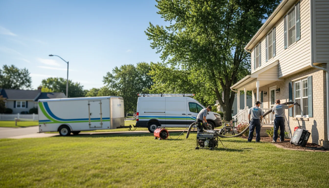 Flooded Basement Restoration And Cleanup With Repair in Twin Lake, MI near me